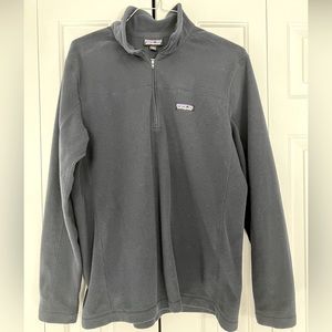 Men’s Navy Fleece Patagonia Quarter Zip Size L